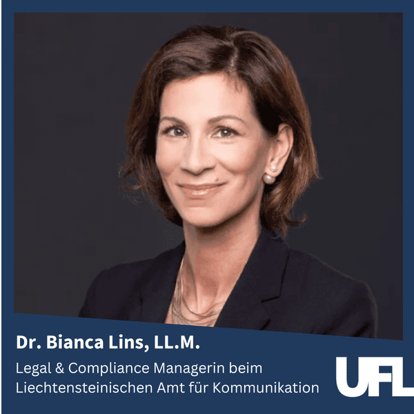 Das Bild zeigt im Portrait die Referentin, Frau Dr. Bianca Lins.