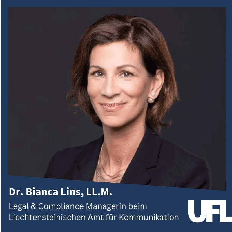 Das Bild zeigt im Portrait die Referentin, Frau Dr. Bianca Lins.